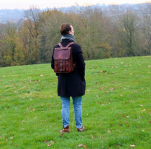 Load image into Gallery viewer, ATLAS, LEATHER BACKPACK, LARGE (15")