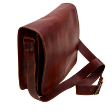 Load image into Gallery viewer, SAGA, LEATHER MESSANGER BAG, A4(13")