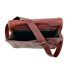 Load image into Gallery viewer, SAGA, LEATHER MESSENGER BAG, A4 (13"