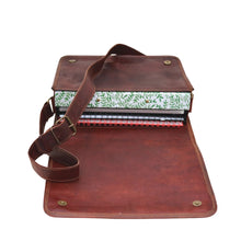 Load image into Gallery viewer, SAGA, LEATHER MESSENGER BAG, A4 (13"