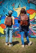 Load image into Gallery viewer, ATLAS, LEATHER BACKPACK, LARGE (15")