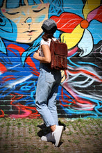 Load image into Gallery viewer, ATLAS, LEATHER BACKPACK, A4 (13")