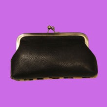 Load image into Gallery viewer, NOX CLICK PURSE, LEOPARD & BLACK LEATHER