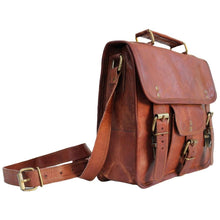 Load image into Gallery viewer, PAX, LEATHER SATCHEL, MEIDUM (11")