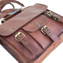 Load image into Gallery viewer, PAX, LEATHER SATCHEL, MEIDUM (11")