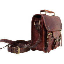 Load image into Gallery viewer, PAX, LEATHER SATCHEL, SMALL (9")