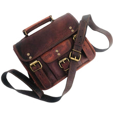 Load image into Gallery viewer, PAX, LEATHER SATCHEL, SMALL (9")