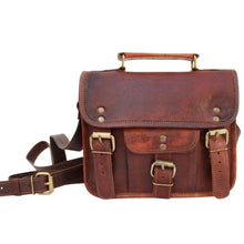 Load image into Gallery viewer, PAX, LEATHER SATCHEL, SMALL (9")