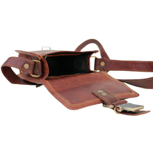 Load image into Gallery viewer, MINI RAVEN, LEATHER SHOULDER BAG