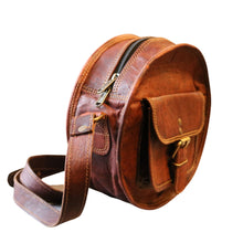 Load image into Gallery viewer, ROUND ZIP BAG THALIA, SMALL