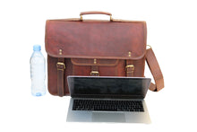 Load image into Gallery viewer, THOR LEATHER SATCHEL, XL (16")