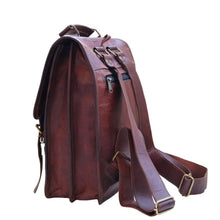 Load image into Gallery viewer, ATLAS, LEATHER BACKPACK, A4 (13"