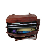 Load image into Gallery viewer, APOLLO, TALL LEATHER SATCHEL, A4 (13")