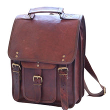 Load image into Gallery viewer, ATLAS, LEATHER BACKPACK, A4 (13"