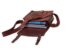 Load image into Gallery viewer, APOLLO, TALL LEATHER SATCHEL, A4 (13")