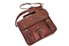 Load image into Gallery viewer, PAX, LEATHER SATCHEL, MEDIUM (11")