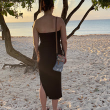 Load image into Gallery viewer, MINI RECYCLED DENIM SHOULDER BAG
