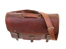 Load image into Gallery viewer, THOR NATURAL LEATHER SATHCEL, XL (16")
