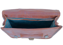 Load image into Gallery viewer, PAX, LEATHER SATCHEL, MEDIUM  (11")
