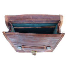Load image into Gallery viewer, APOLLO, TALL LEATHER SATCHEL, MEDIUM (11")
