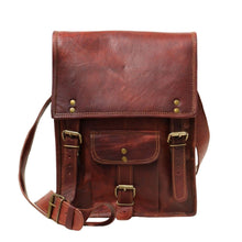 Load image into Gallery viewer, APOLLO,  TALL LEATHER SATCHEL,  A4 (13")
