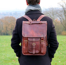Load image into Gallery viewer, ATLAS,  LEATHER BACKPACK, LARGE (15")
