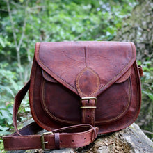 Load image into Gallery viewer, EPONA, LEATHER SADDLE BAG, MEDIUM
