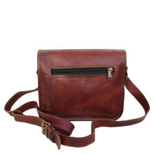 Load image into Gallery viewer, SAGA, SMALL NATURAL LEATHER MESSENGER/SHOULDER BAG
