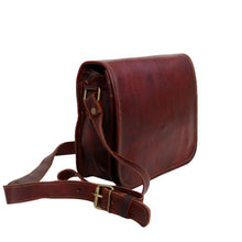Load image into Gallery viewer, SAGA, LEATHER MESSANGER BAG, SMALL ( 9")
