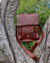 Load image into Gallery viewer, APOLLO, TALL LEATHER SATCHEL, A4 (13")
