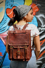 Load image into Gallery viewer, ATLAS, LEATHER BACKPACK, A4 (13")

