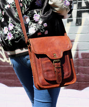 Load image into Gallery viewer, ZEPHYR, LEATHER SHOULDER BAG, SMALL (9")
