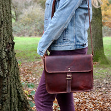 Load image into Gallery viewer, KAI, LEATHER SHOULDER BAG, A4 (13")
