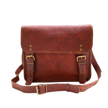 Load image into Gallery viewer, LOKI, LEATHER SHOULDER BAG, MEDIUM (11" ) WOMEN
