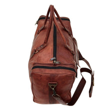 Load image into Gallery viewer, MARCO POLO, LEATHER HOLDALL/TRAVEL BAG, XL
