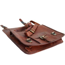 Load image into Gallery viewer, PAX, LEATHER SATCHEL,  MEIDUM (11")
