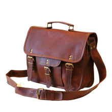 Load image into Gallery viewer, PAX, LEATHER SATCHEL, A4 (13")

