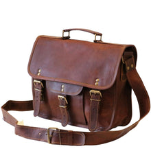 Load image into Gallery viewer, PAX, LEATHER SATCHEL,LARGE (15")

