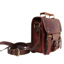 Load image into Gallery viewer, PAX, LEATHER SATCHEL, SMALL ( 9")
