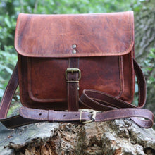 Load image into Gallery viewer, PLUTO, LEATHER SHOULDER BAG,  MEDIUM (11")
