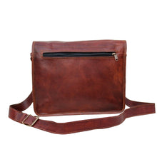 Load image into Gallery viewer, SAGA,  LEATHER MESSENGER BAG, LARGE (15")
