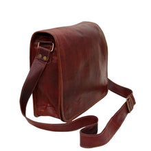 Load image into Gallery viewer, SAGA,   LEATHER MESSENGER BAG, A4 (13"
