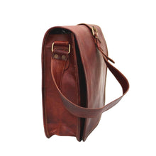 Load image into Gallery viewer, SAGA, LEATHER MESSANGER BAG, LARGE (15")
