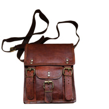 Load image into Gallery viewer, APOLLO, TALL LEATHER SATCHEL, SMALL (9")
