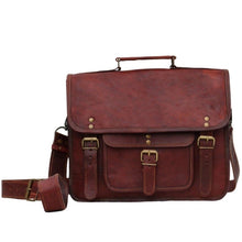 Load image into Gallery viewer, THOR,  LEATHER SATCHEL A4 (13")
