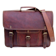 Load image into Gallery viewer, THOR LEATHER SATCHEL,  XL (16")
