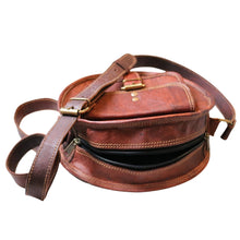 Load image into Gallery viewer, THALIA, ROUND LEATHER  SHOULDER BAG, SMALL
