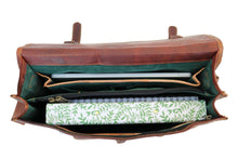 Load image into Gallery viewer, THOR NATURAL LEATHER SATHCEL, XL (16")
