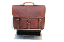 Load image into Gallery viewer, THOR LEATHER SATCHEL,  XL (16")
