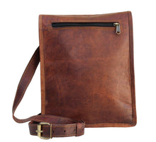Load image into Gallery viewer, APOLLO, TALL LEATHER SATCHEL, MEDIUM (11")
